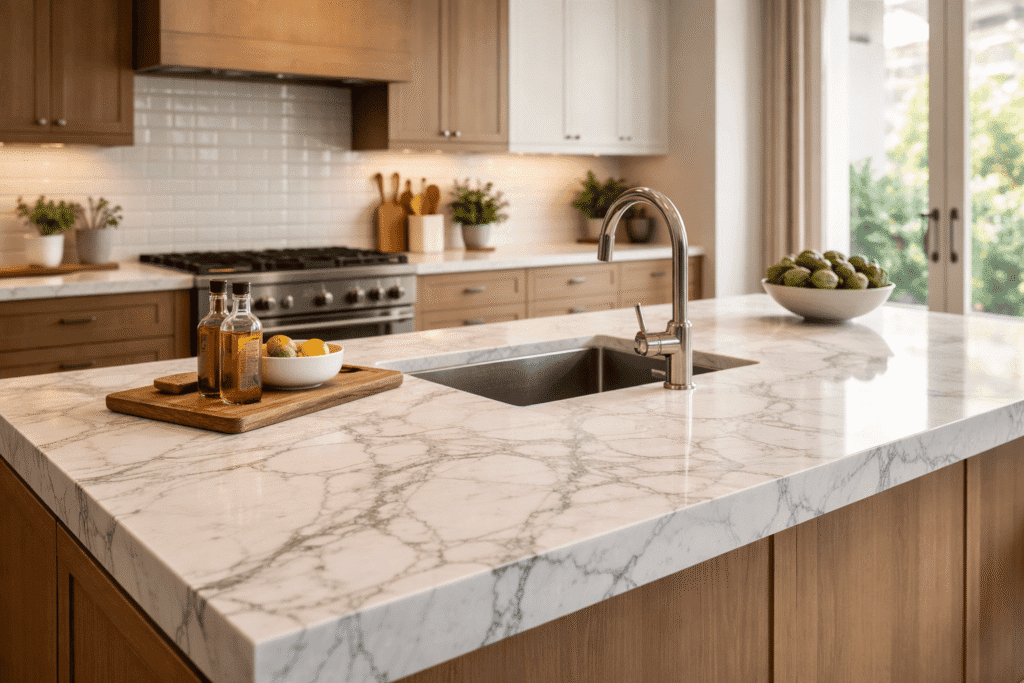 encimeras de marmol de cocina en cordoba